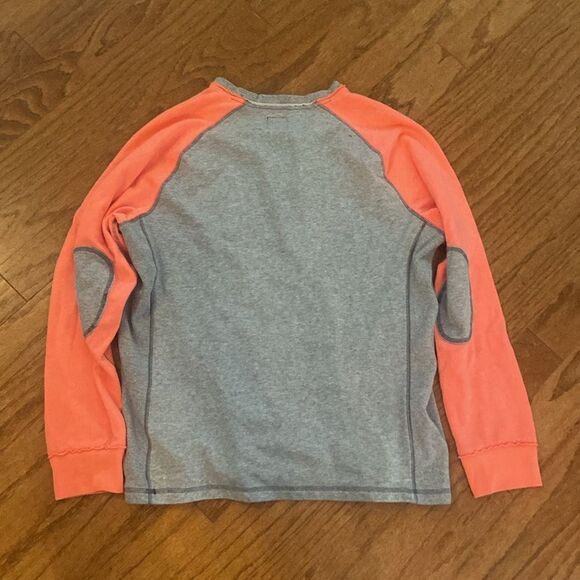 Barr 111 - sweatshirt, gray and peach, pockets in the front, elbow covers too ❤️ - Picture 7 of 8